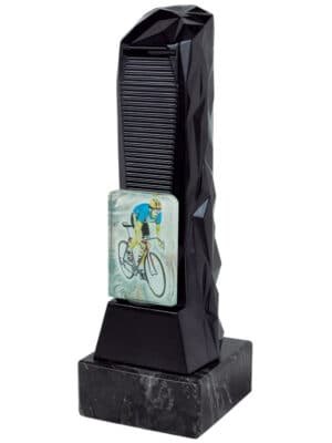 Aplique Columna Negra con Motivo Deportivo