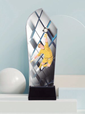 Aplique Cristal Oval Cortado con Motivo Deporte