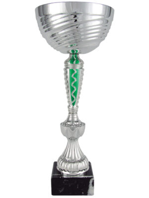 Copa Comercial Nudos Verde y Plata