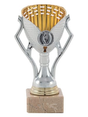 Copa Participacion Oro y Plata con Disco Personalizable