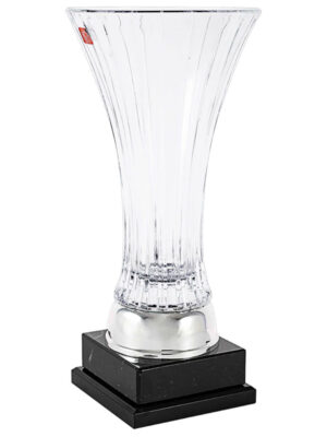 Trofeo de Cristal Jarron Estrias