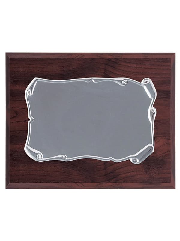 Placa Pergamino en Aluminio