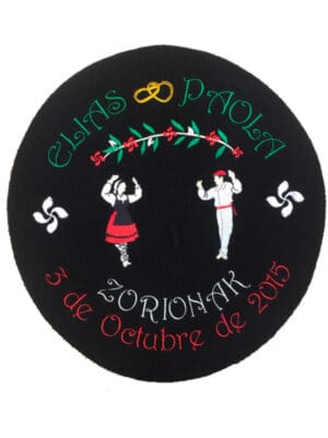 Txapela Bordada para Bodas