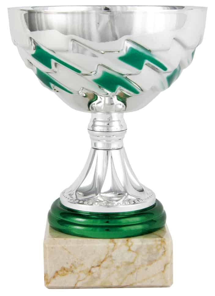 TROFEO RAYO VERDE Y PLATA REF. 1188
