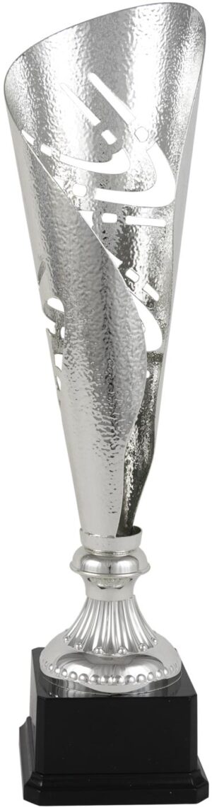 COPA CONO LASER CURVAS PLATA. REF. 1308