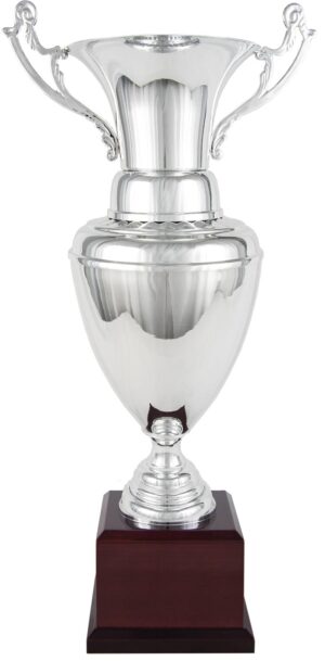 COPA ANFORA CON ASAS PLATA. REF. 1320