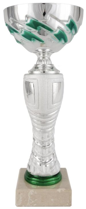 COPA RAYO ESPIRAL VERDE Y PLATA. REF. 1270