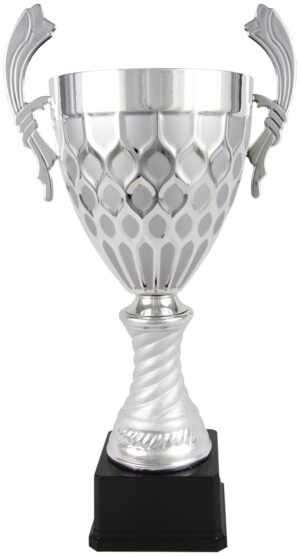 COPA ESCAMAS ASAS Y ESPIRAL PLATA. REF. 1348