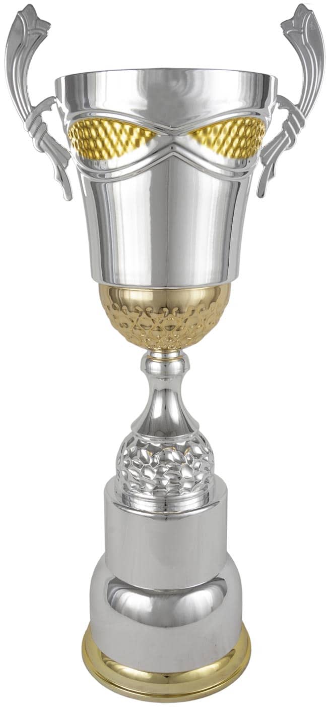 COPA ALZATA LAZO BASE REDODNA PLATA. REF. 1360