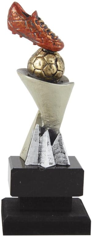 TROFEO BOTA Y BALON PEDESPETAL