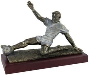 TROFEO FUTBOLISTA ESTIRADO TACKING