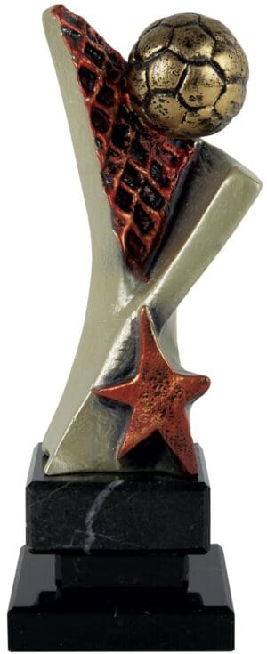 TROFEO FUTBOL BALON ESTRELLA EN ALTO