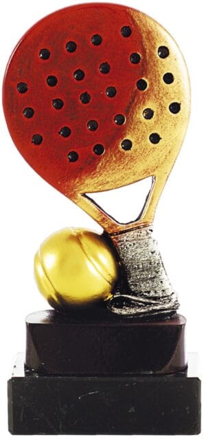 Trofeo P?del Raqueta y Pelota Tricolor