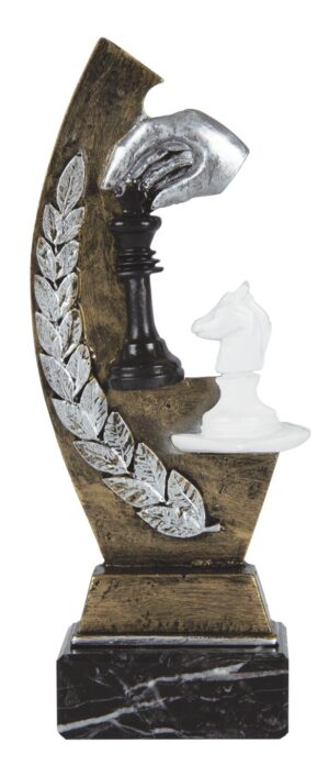 TROFEO AJEDREZ DOBLE FIGURA. REF. 1580