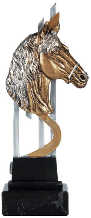 TROFEO SILUETA CABALLO EN BARRAS REF. 1627